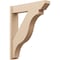 Ekena Millwork 8-in W x 38-in D x 46-in H Funston Slat Rough Cedar Woodgrain TimberThane Outlooker, Primed Tan OUTUR080X38X46FST24RCPR - alternate 1